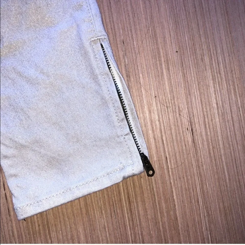Abercrombie Tan Shimmery Skinny Jeans